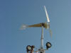 Note the offset position of the yaw point to the center line of the rotor for self furling.